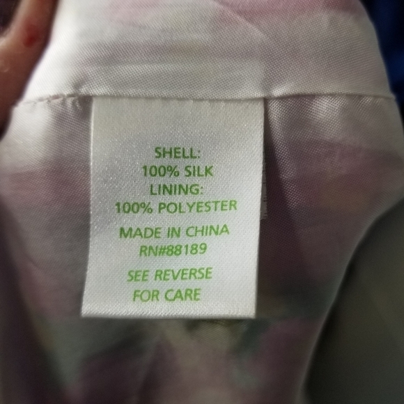 Lilly Pulitzer Roe silk one shoulder top - Picture 9 of 9